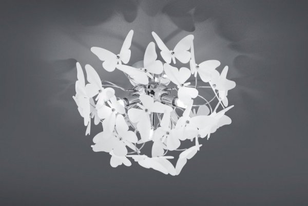 LAMPA DEKORACYJNA MOTYLE DO SALONU SYPIALNI BUTTERFLY R60213017 RL REALITY LEUCHTEN