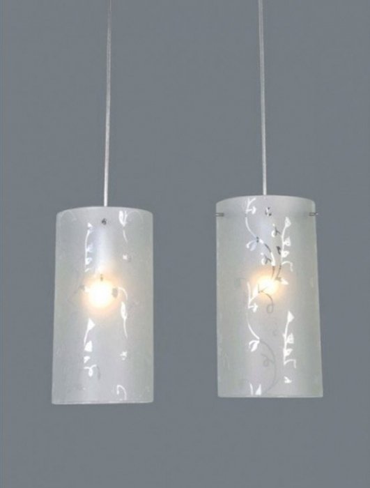 ITALUX RICO MDM1587/2A LAMPA WISZĄCA NOWOCZESNA CHROM SZKLANE KLOSZE DO JADALNI 