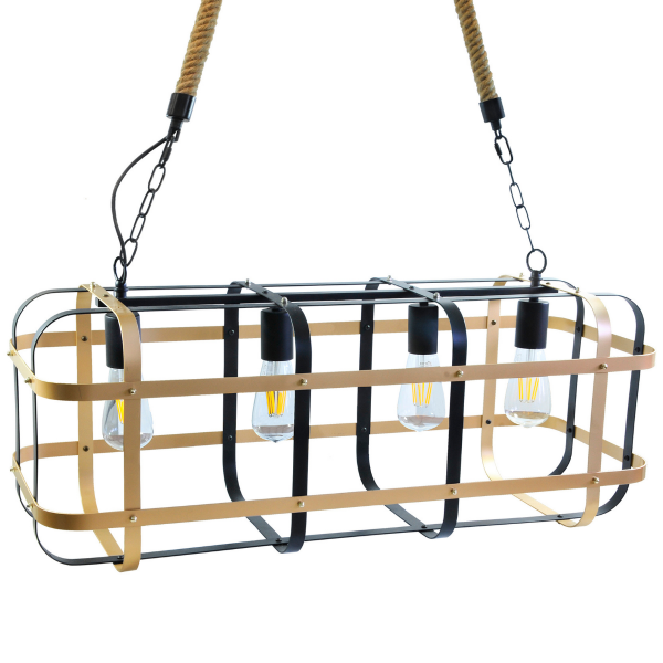 GOLDLUX POLUX KLATKA 312488 LAMPA WISZĄCA INDUSTRIALNA LOFT