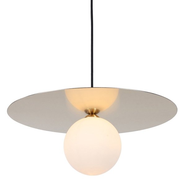ITALUX SPOLETTO PND-201923-1 LAMPA WISZĄCA KULA BIAŁA 