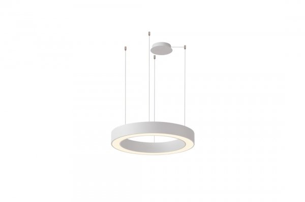 AZZARDO AZ5043 MARCO PENDANT 60CM CCT WH  LAMPA WISZĄCA RING KOŁO OBRĘCZ  BIAŁY Z PILOTEM ZDALNEGO STEROWANIA