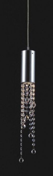 ITALUX LARIX MD93708-1A LAMPA WISZĄCA CHROM KRYSZTAŁOWY KLOSZ DO JADALNI 