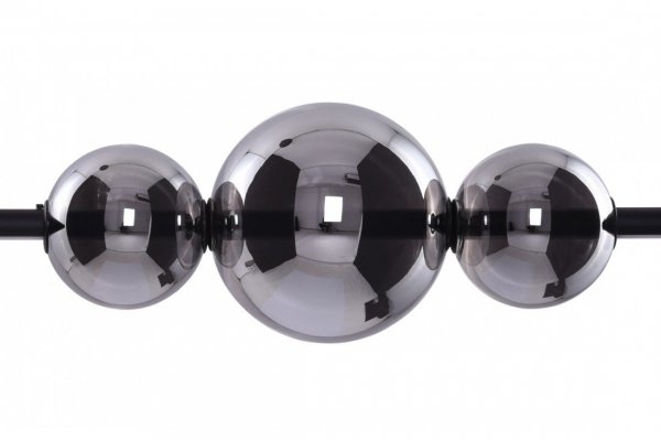 AZZARDO SANDRA 3 DIMM AZ3352 LAMPA WISZĄCA CZARNA CHROM POTRÓJNA