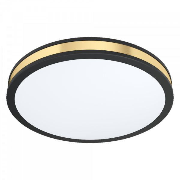 EGLO PESCAITO 99407 PLAFON LED CZARNO ZŁOTY OKRĄGŁY