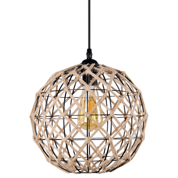 GOLDLUX POLUX UMEA 316523 LAMPA WISZĄCA METALOWA SZNUR INDUSTRIALNA LOFT BOHO RUSTYKALNA
