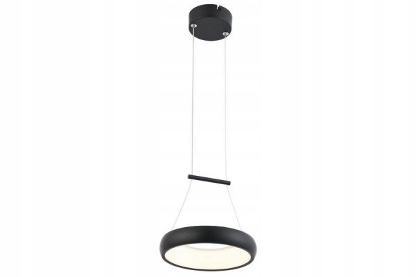 REALITY THEA 338201-30 LAMPA WISZĄCA CZARNA KOŁO LED RING OBRĘCZ