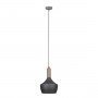 ITALUX OPHELIA MDM-3028/1 GR+RC LAMPA WISZĄCA NOWOCZESNA SZARA METALOWA OPRAWA
