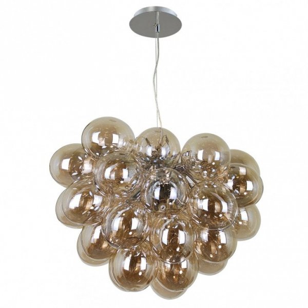 ITALUX BENTO PND-7273-S-8-CGN LAMPA WISZĄCA NOWOCZESNA SZKLANE KULE DO SALONU NA ANTRESOLE 
