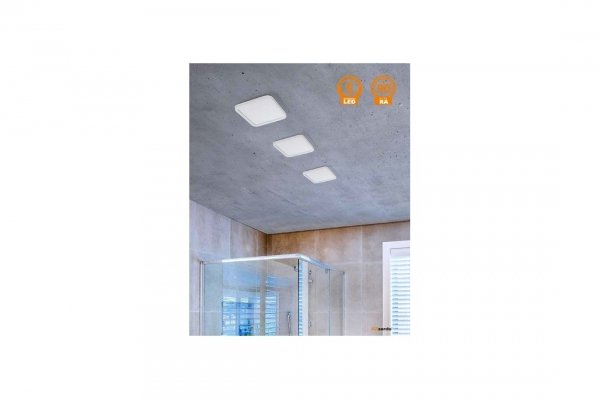AZZARDO SLIM SQUARE 15 AZ2837 LAMPA WPUSTOWA BIAŁA ŚREDNIA 3000K