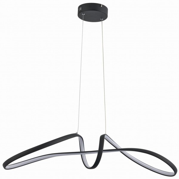 REALITY WEVA 343501-30  LAMPA LED CZARNA NOWOCZESNA  DO SALONU JADALNI  SYPIALNI