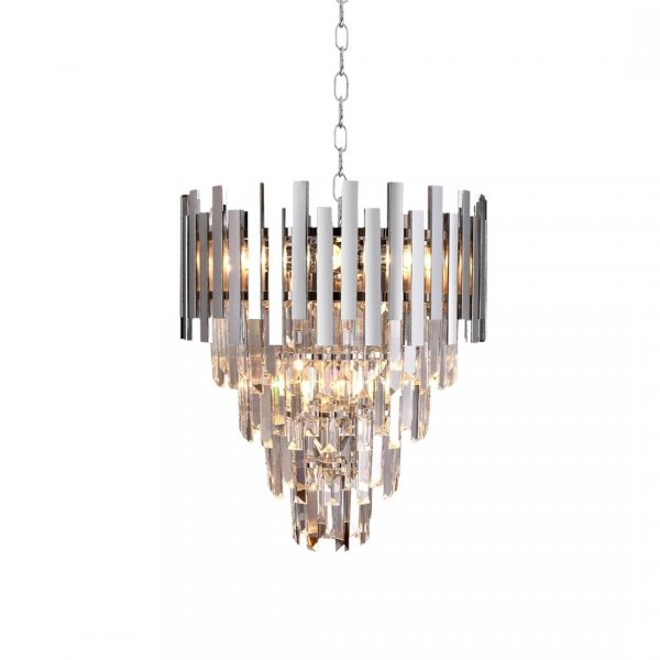 LAMPA WISZĄCA ŻYRANDOL KRYSZTAŁOWY CHROM ASPEN MILAGRO ML5997