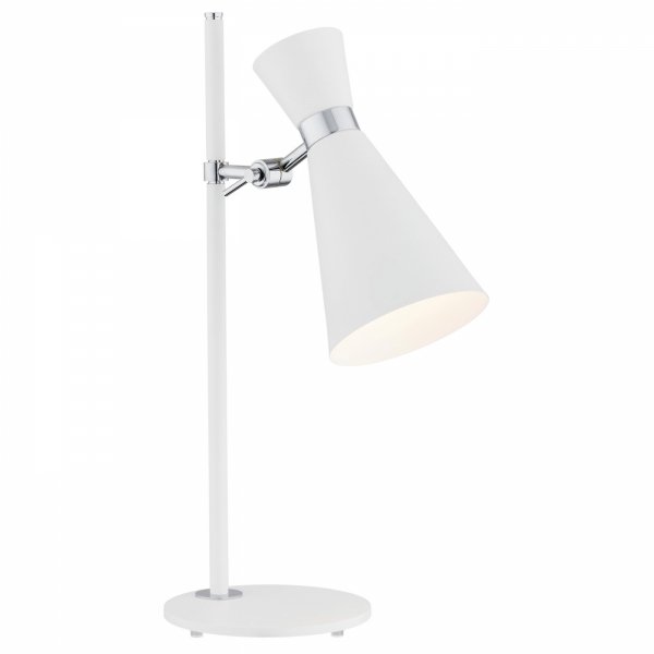 ARGON ARGON LUKKA 3890 LAMPA BIURKOWA 1 PŁ. BIAŁY STRUKTURA, EL. CHROMOWANE