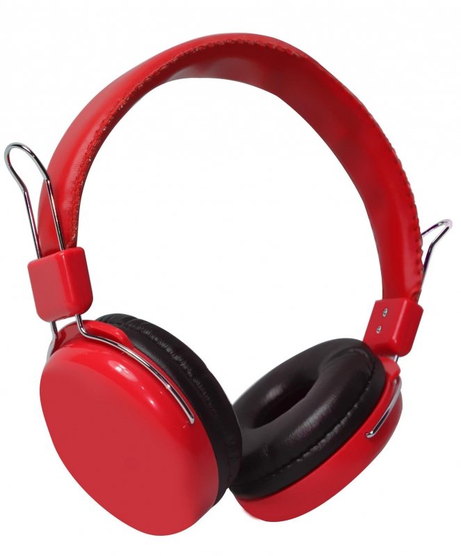 Słuchawki z mikrofonem Vakoss SK-483R czerwone