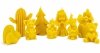 Silicone mould -decorated candle - height 7 cm