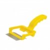 Stainless steel fork uncapper with a plastic handle