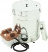 Wax melter with a steam generator - round