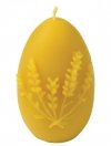Silicone mould - egg with lavender - height 7.5 cm