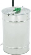 Tangential 2-frame honey extractor Ø420 mm, frame: 2/4 DB, manual (top drive), without legs – SAXO