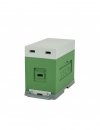 6-frame hive  - Dadant - painted (green - gray)