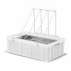 Plastic uncapping tray with stainless strainer (H - 200mm)