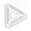 Kosz diagonalny, 3-ramkowy