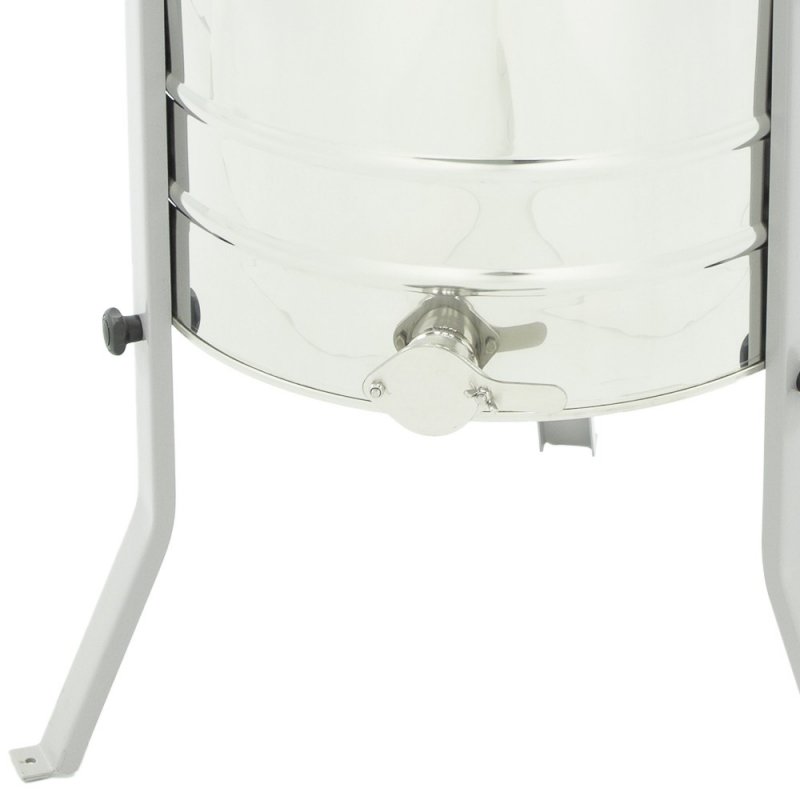4-frame diagonal electric honey extractor 230V, Ø600, universal basket, with a stainless valve - MINIMA
