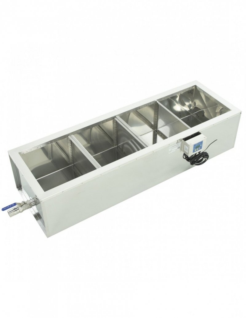 Stainless steel honey sump 1500 mm, heated