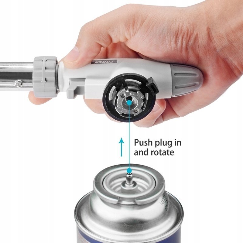 Gas burner - lighter for bee smoker + cartridge