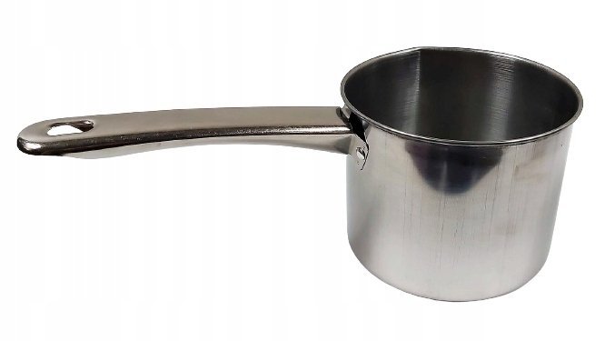 Pot for pouring and melting wax