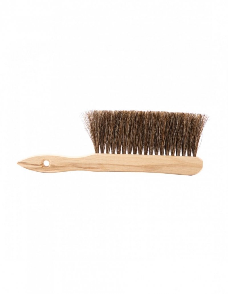 Bee brush with natural bristle, long