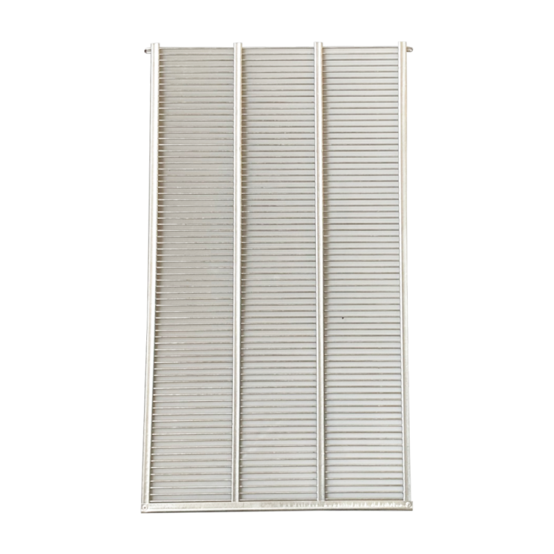 Warszawska Zwykła excluder with a border - vertical - metal - 252x455mm