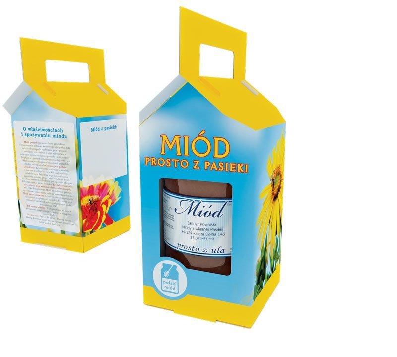 Pudełko Ozdobne na 1 słoik 900ml (10szt)