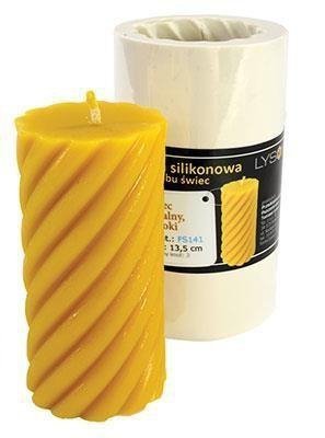 Forma silikonowa Walec spiralny wysoki – wys. 13,5cm