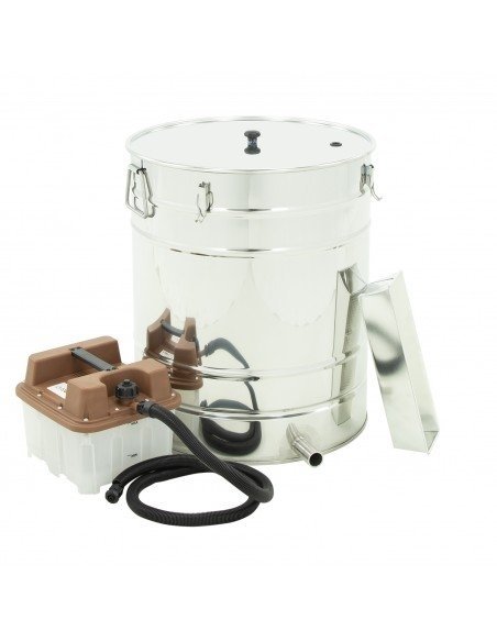 Wax melter with a steam generator - round