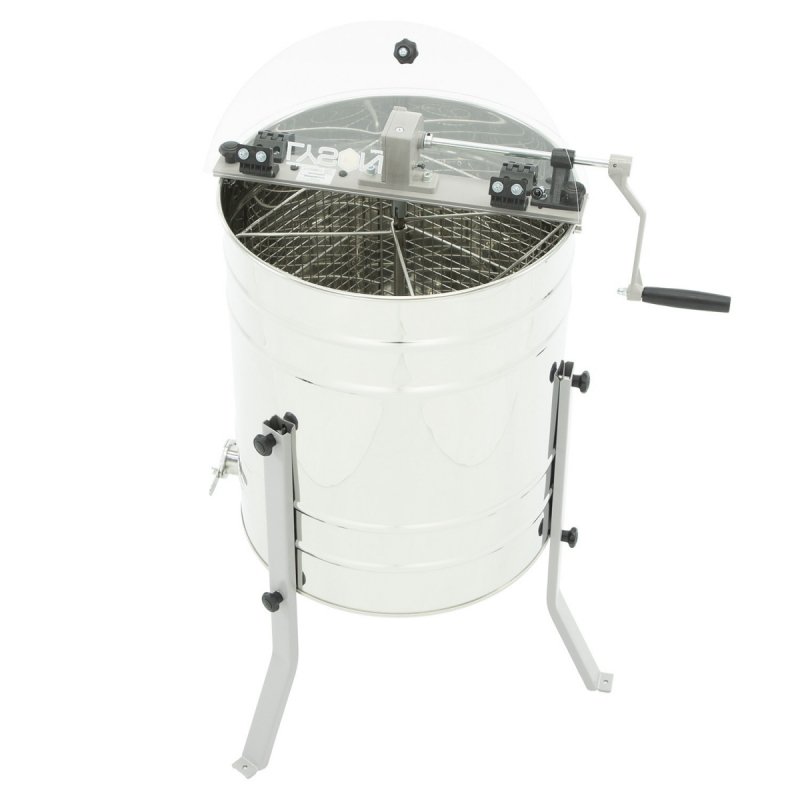 4-frame diagonal manual honey extractor, Ø500, WL, LN - MINIMA