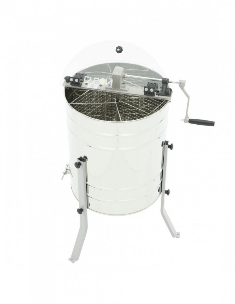 4-frame diagonal manual honey extractor, Ø500, WL, LN - MINIMA