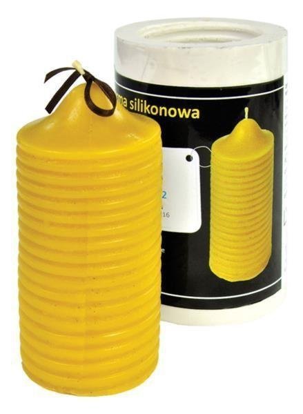 Forma silikonowa Walec w prążki – wys. 11cm