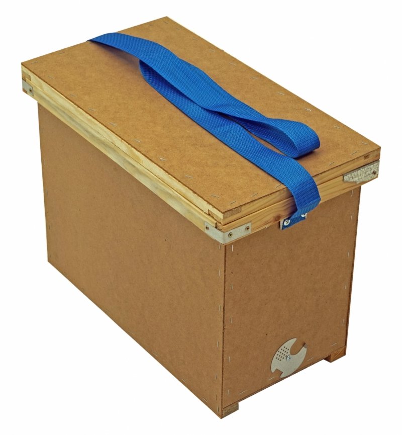 6-frame transport and storage box (Dadant)