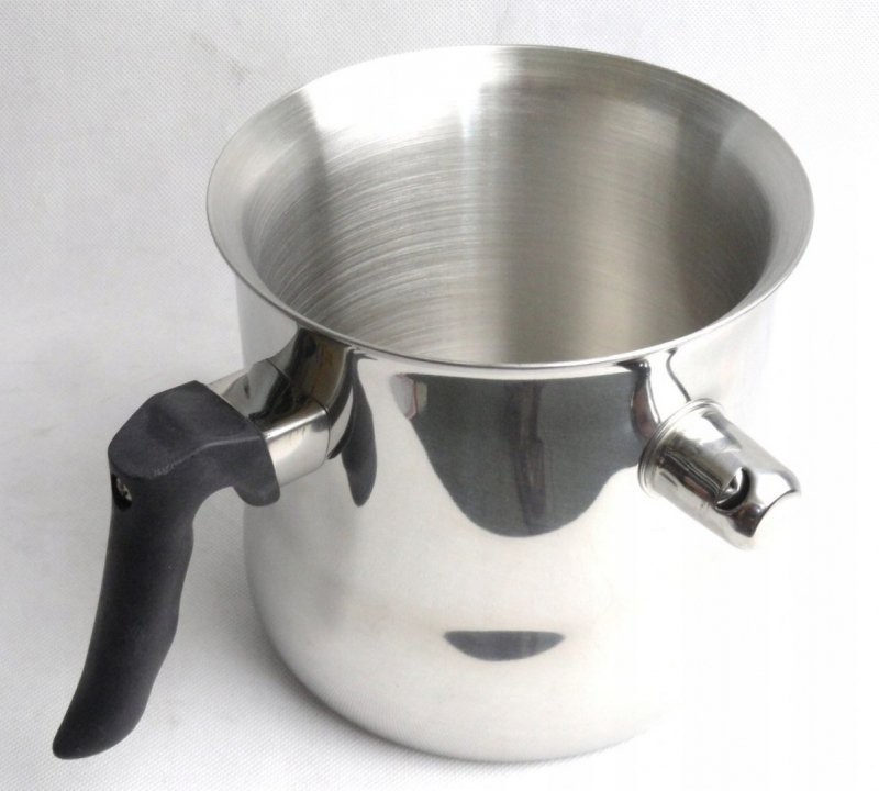 Double wall pot for melting wax - 1.6L