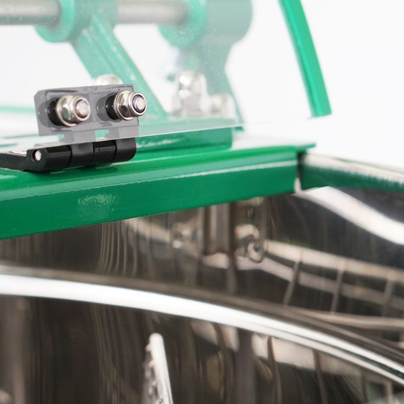 4-frame diagonal electric honey extractor 230V, Ø500, Wielkopolska, Langstroth, with a stainless valve - MINIMA
