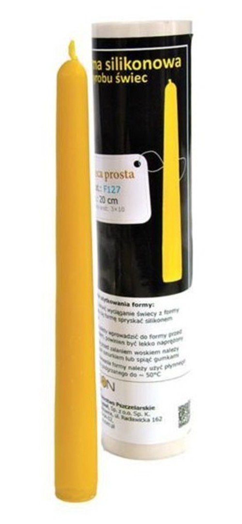 Silicone mould -  straight candle - height 20 cm