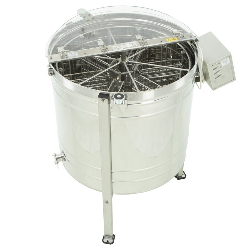 6-cassette Deutsch Normal honey extractor, Ø800MM, electric drive, PREMIUM