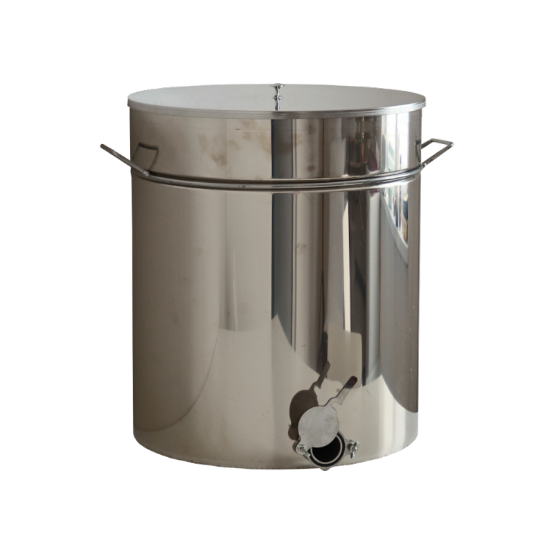 Settler 55L with a lid and handles (stainless)