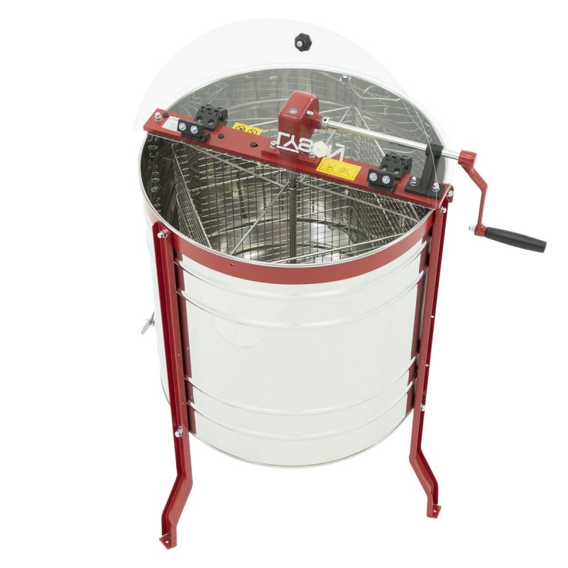 Tangential honey extractor, Ø600mm, 4-frame, manual drive, CLASSIC