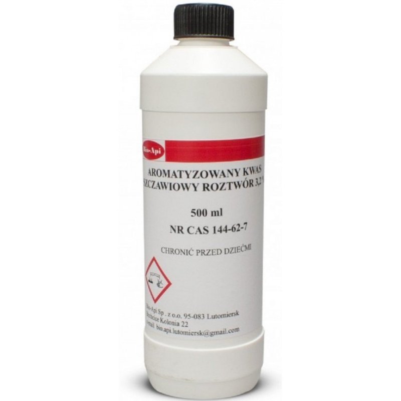 Glycerin strips soaked in oxalic acid