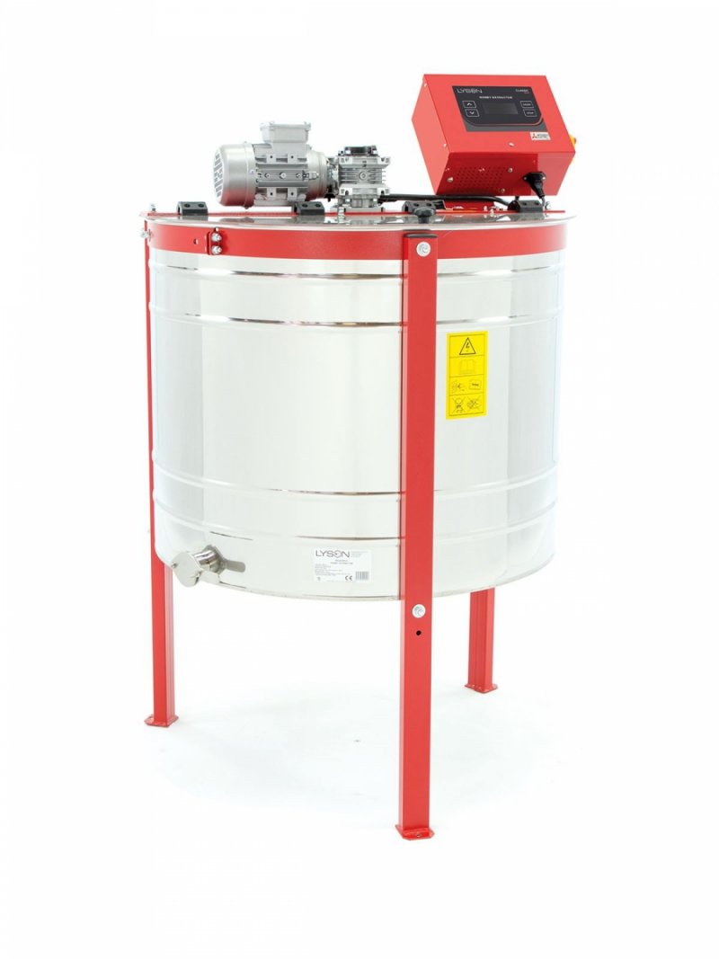 6-cassette DEUTSCH NORMAL honey extractor, Ø800mm, electric drive, automatic, CLASSIC