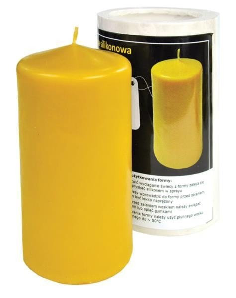 Forma silikonowa - Słupek gładki – wys. 13,5 cm