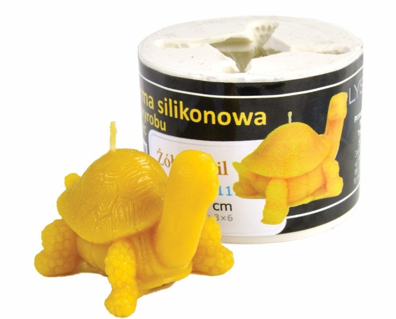 Forma silikonowa - Żółw Emil – wys. 4,5 cm