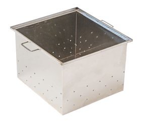 Kosz perforowany do stołu AVV-100 typ Dadant  (stal nierdzewna)