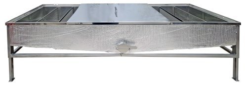 Odstojnik odpływowy poziomy do filtracji miodu 120L stal nierdzewna AISI304